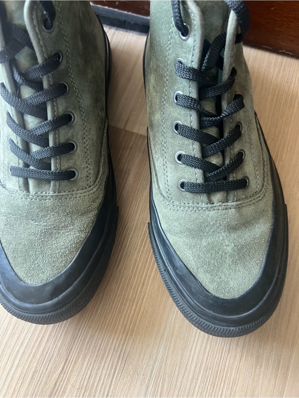 SeaVees Mariners Ankle Boots in Green • 8.5 - Picture 2 of 9